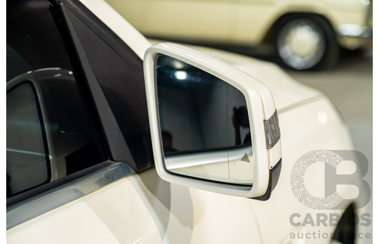 4/2014 Mercedes Benz ML63 AMG (4x4) W166 4d Wagon Diamond White Metallic Twin Turbo V8 5.5L