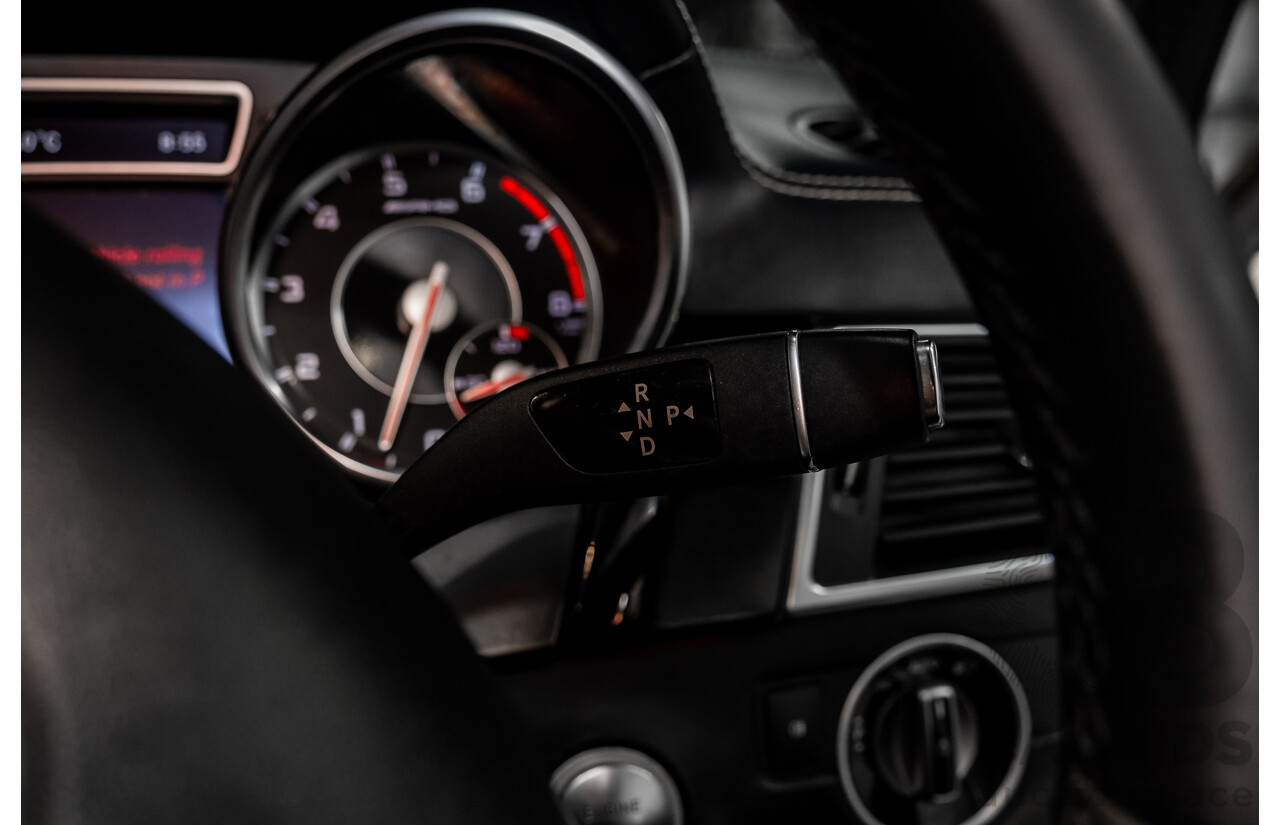 4/2014 Mercedes Benz ML63 AMG (4x4) W166 4d Wagon Diamond White Metallic Twin Turbo V8 5.5L