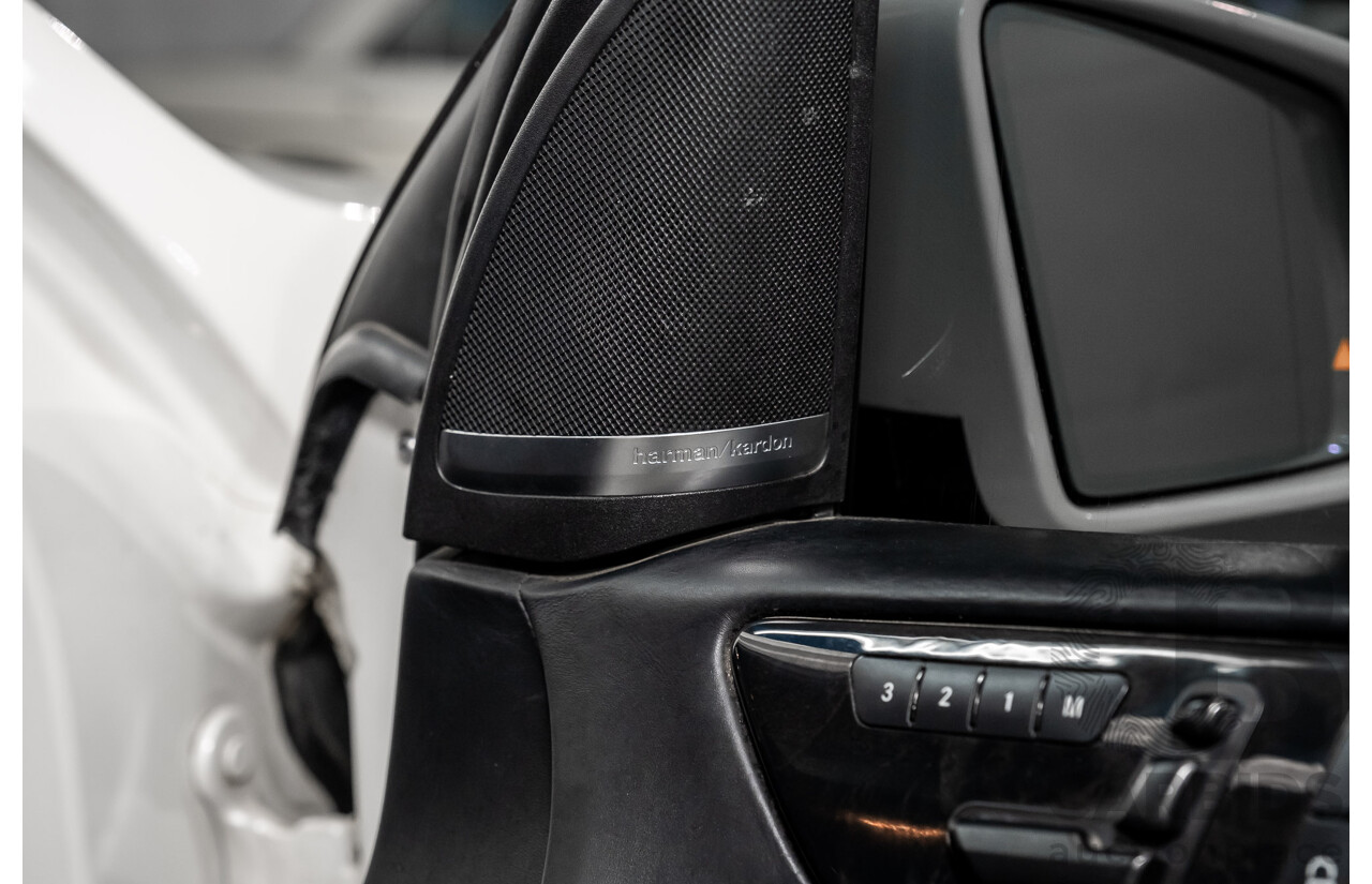 4/2014 Mercedes Benz ML63 AMG (4x4) W166 4d Wagon Diamond White Metallic Twin Turbo V8 5.5L