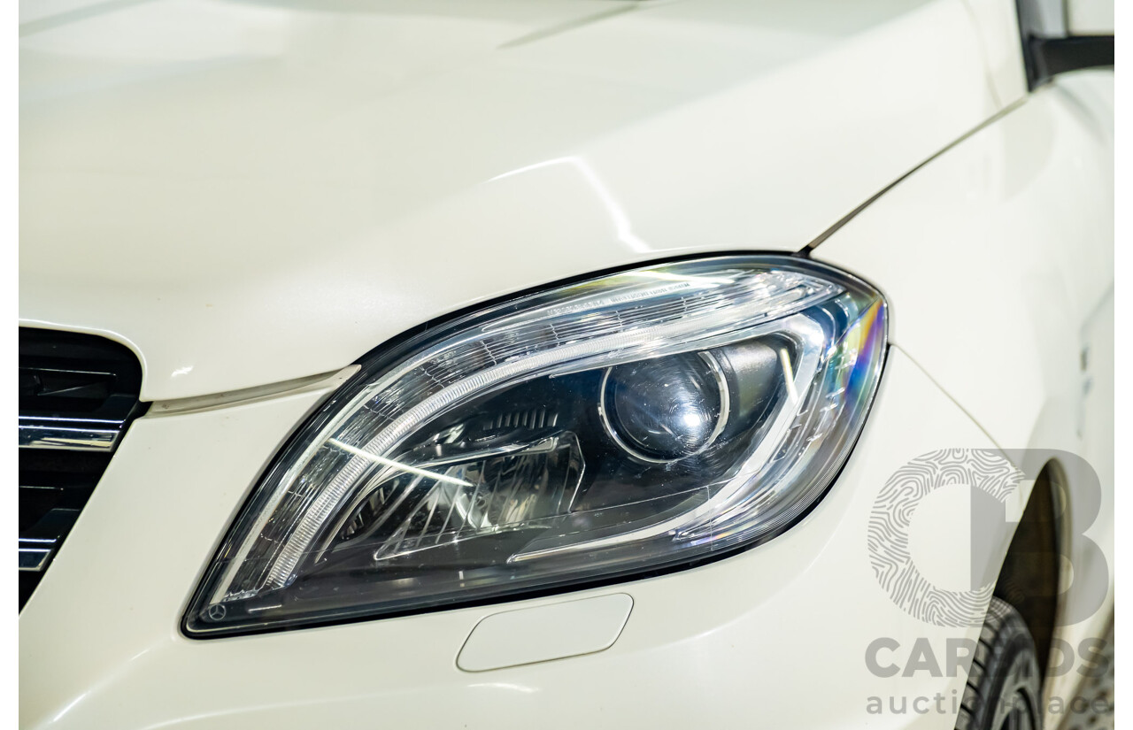 4/2014 Mercedes Benz ML63 AMG (4x4) W166 4d Wagon Diamond White Metallic Twin Turbo V8 5.5L