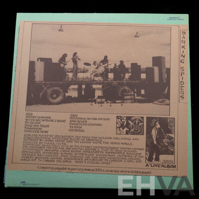 The Barking Spiders Live 1983, Cold Chisel Live, Vinyl LP Record