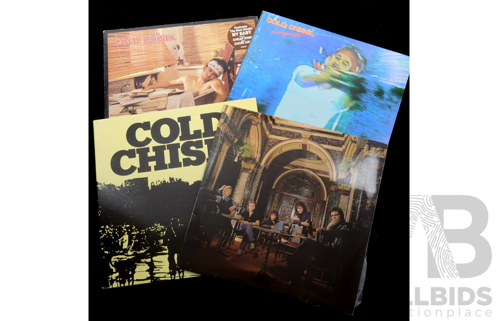 Collection Four Cold Chisel Vinyl LP Records Including East, Cold Chisel Self Titled Album and More