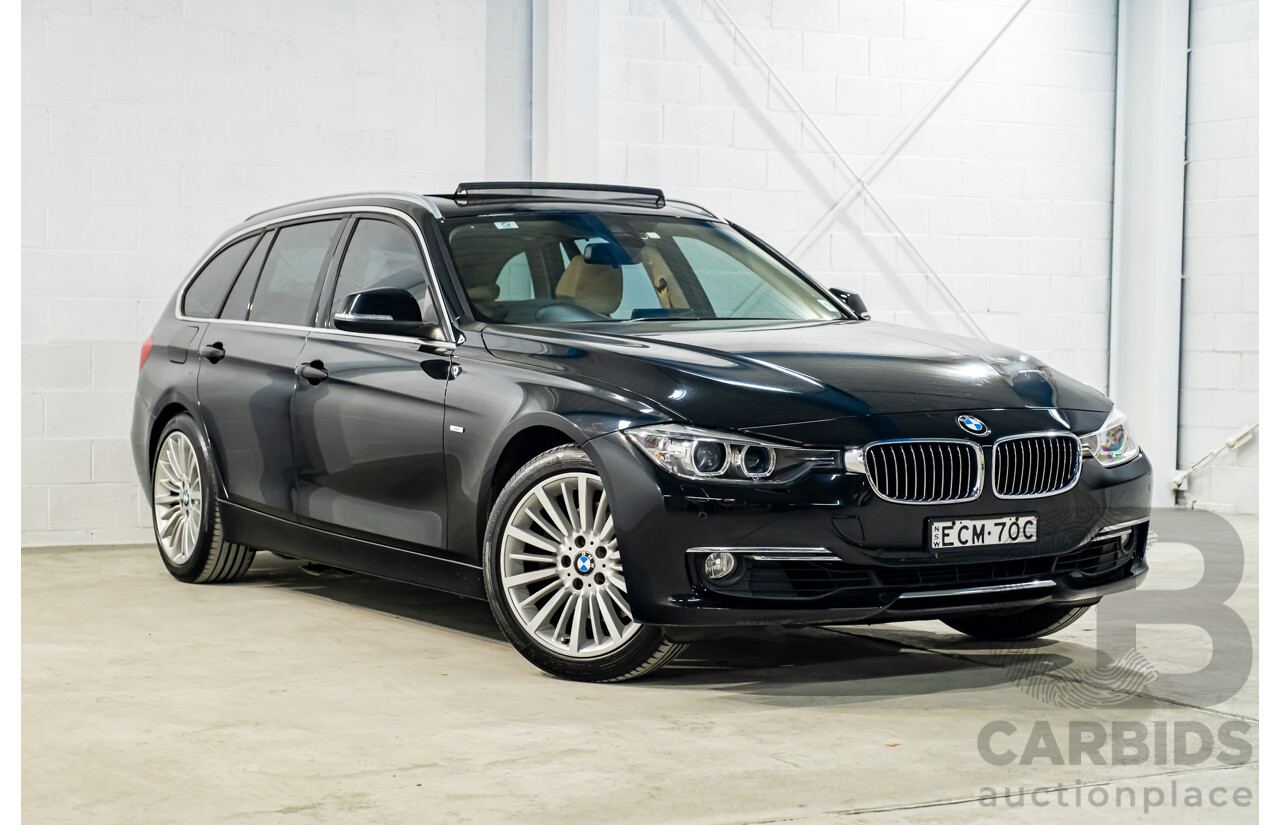 9/2013 BMW 328i Touring F31 4d Wagon Black Sapphire Metallic Turbo 2.0L