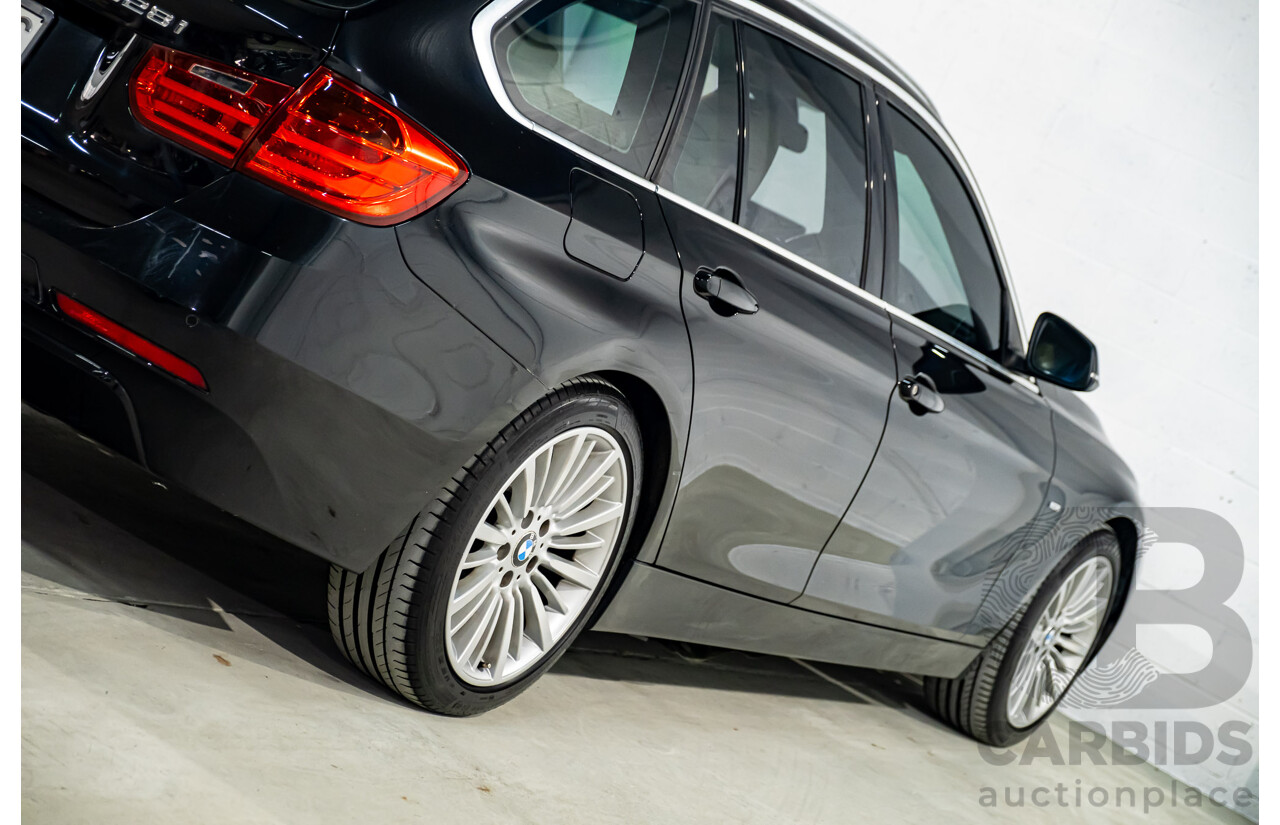 9/2013 BMW 328i Touring F31 4d Wagon Black Sapphire Metallic Turbo 2.0L