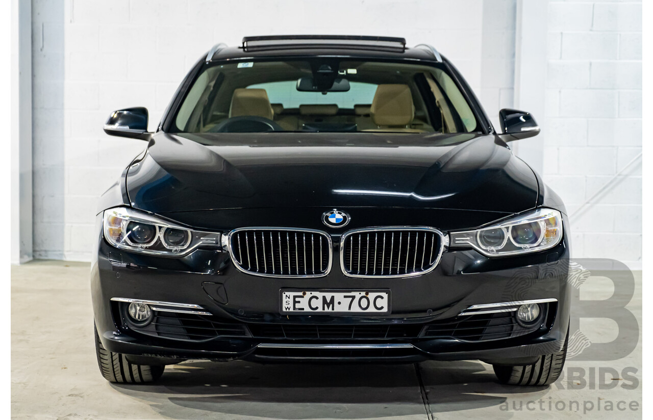 9/2013 BMW 328i Touring F31 4d Wagon Black Sapphire Metallic Turbo 2.0L