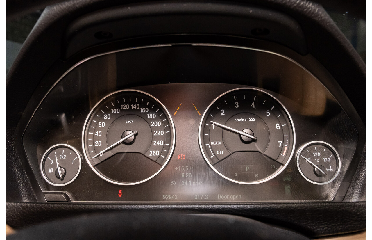 9/2013 BMW 328i Touring F31 4d Wagon Black Sapphire Metallic Turbo 2.0L