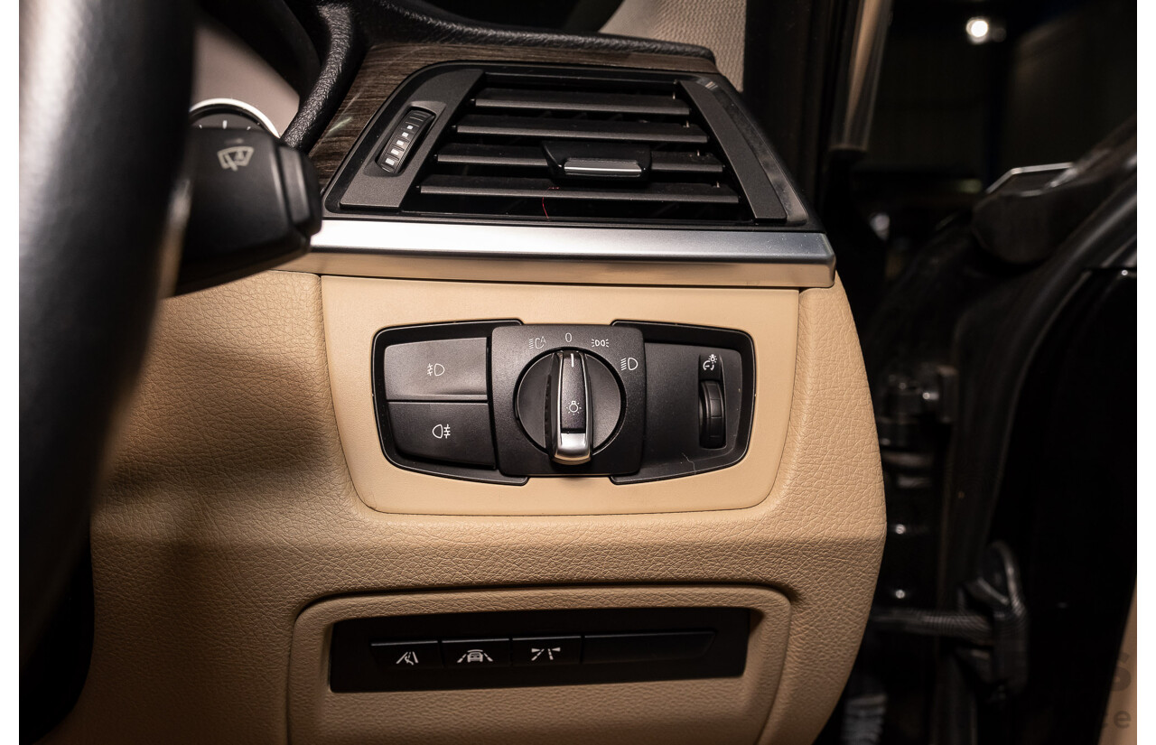 9/2013 BMW 328i Touring F31 4d Wagon Black Sapphire Metallic Turbo 2.0L