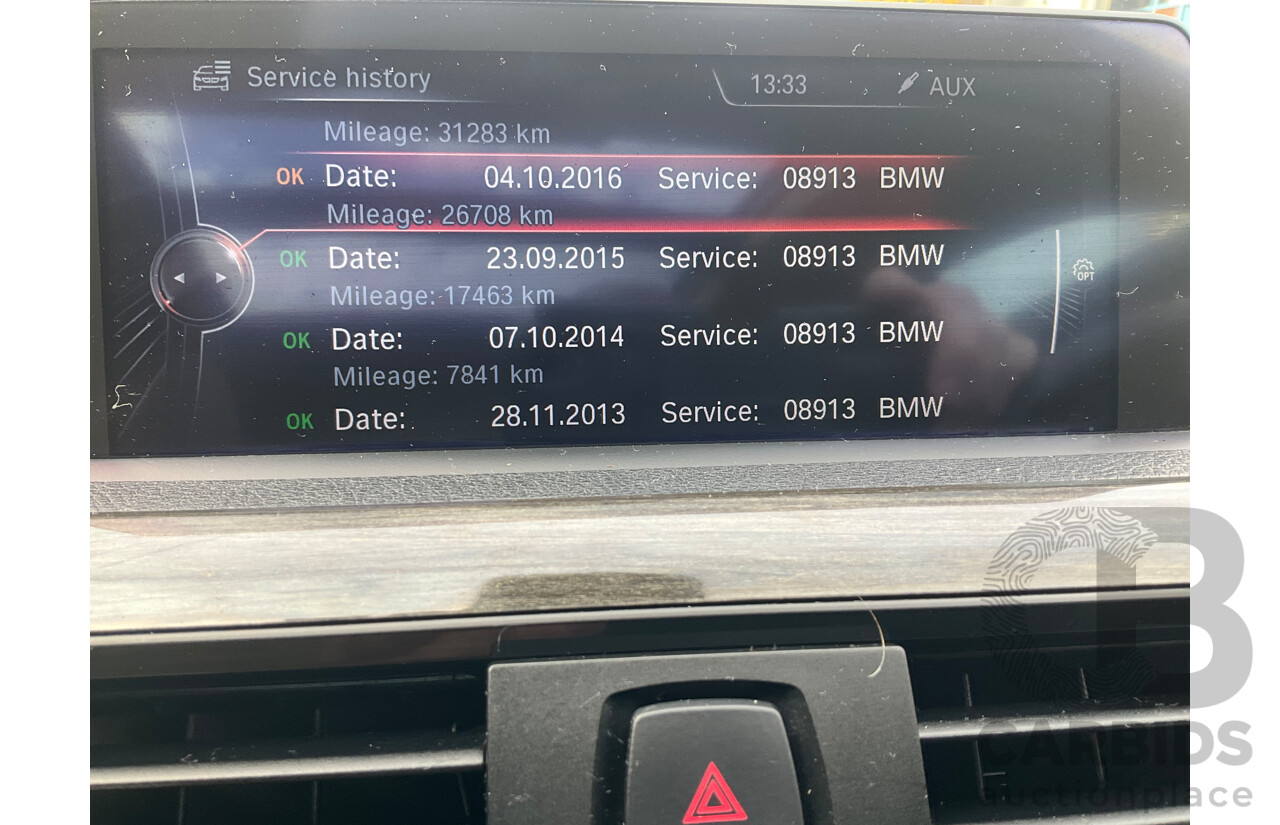 9/2013 BMW 328i Touring F31 4d Wagon Black Sapphire Metallic Turbo 2.0L