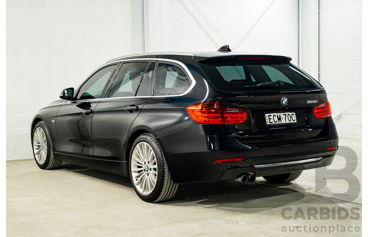 9/2013 BMW 328i Touring F31 4d Wagon Black Sapphire Metallic Turbo 2.0L