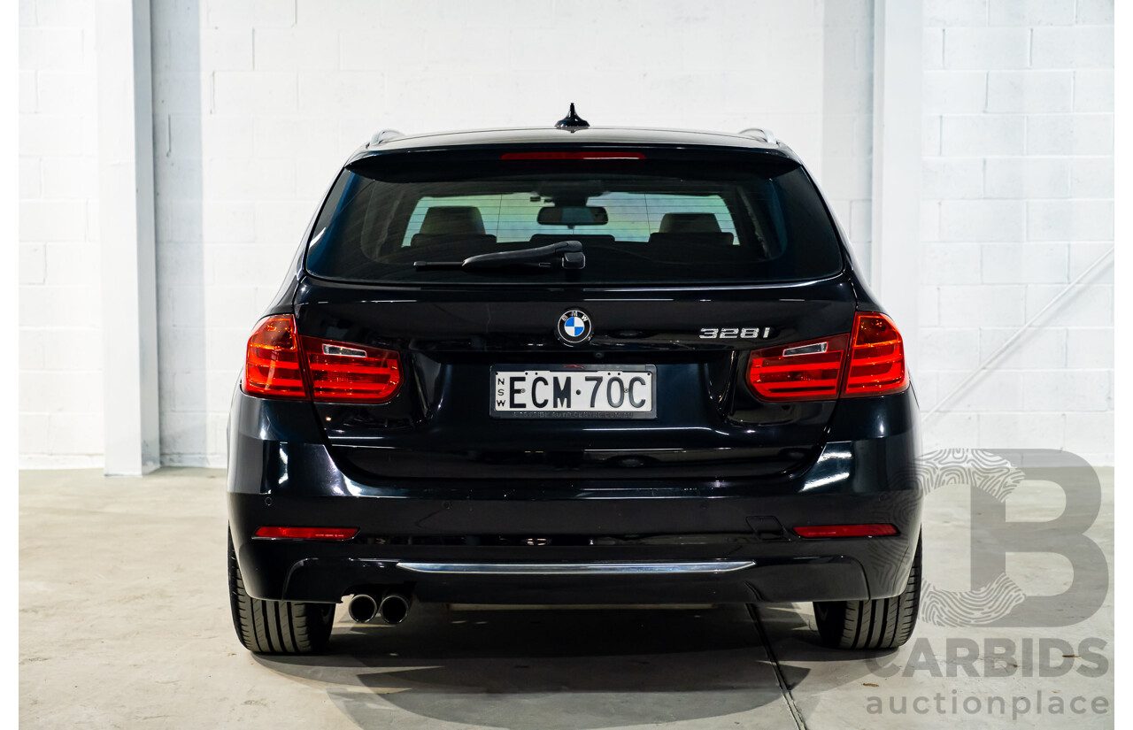 9/2013 BMW 328i Touring F31 4d Wagon Black Sapphire Metallic Turbo 2.0L