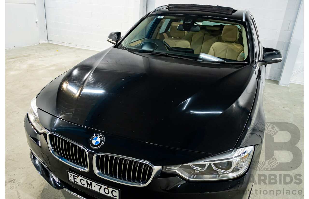 9/2013 BMW 328i Touring F31 4d Wagon Black Sapphire Metallic Turbo 2.0L