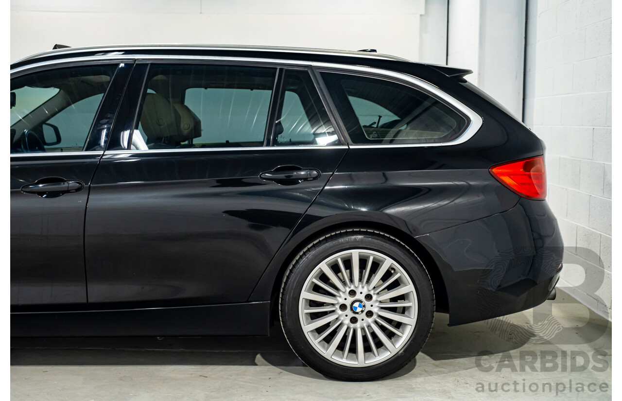 9/2013 BMW 328i Touring F31 4d Wagon Black Sapphire Metallic Turbo 2.0L