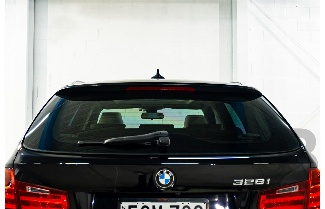 9/2013 BMW 328i Touring F31 4d Wagon Black Sapphire Metallic Turbo 2.0L