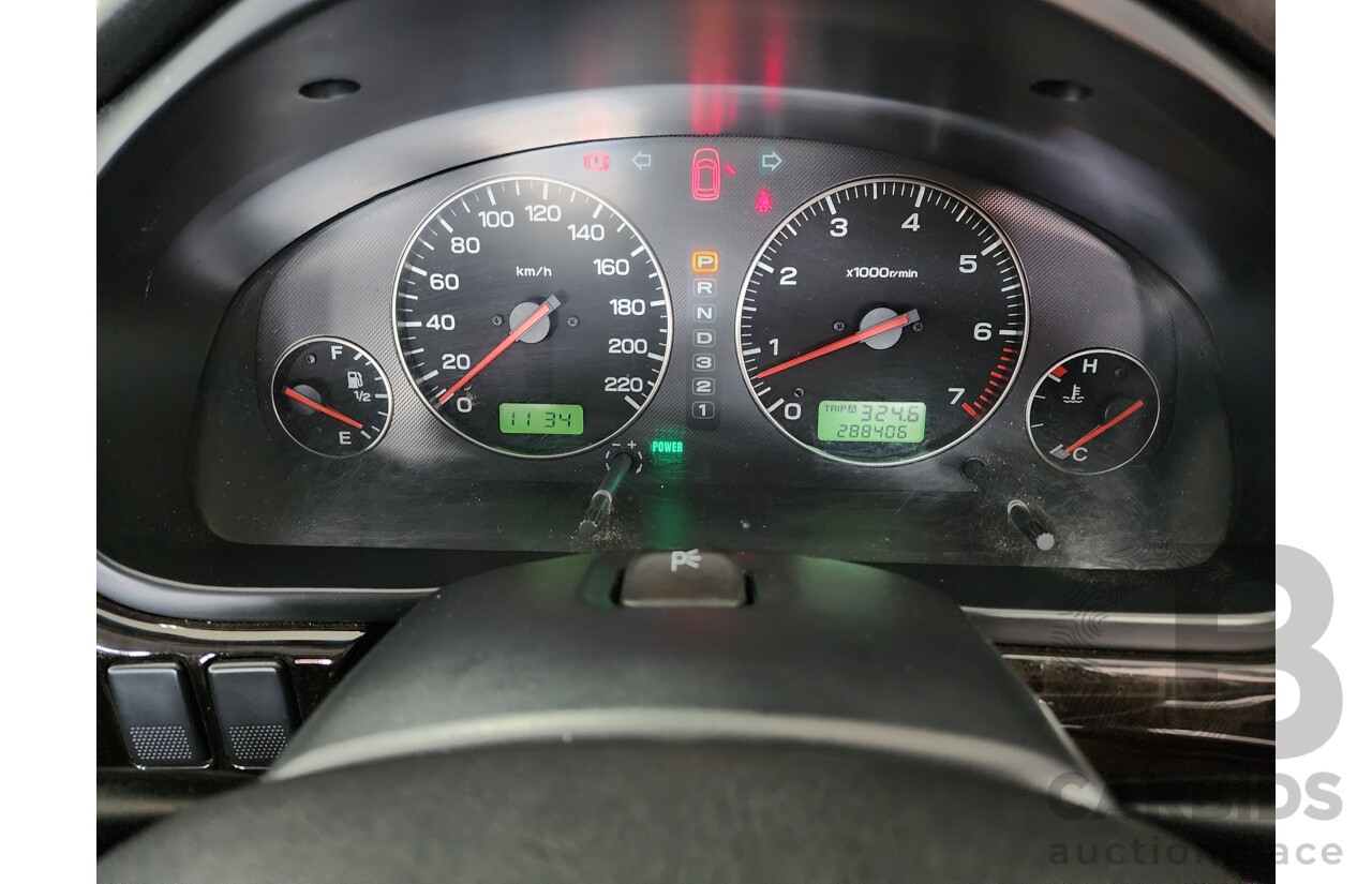 11/2002 Subaru Outback  AWD MY02 4D Wagon Green 2.5L