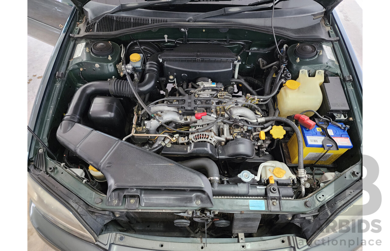 11/2002 Subaru Outback  AWD MY02 4D Wagon Green 2.5L