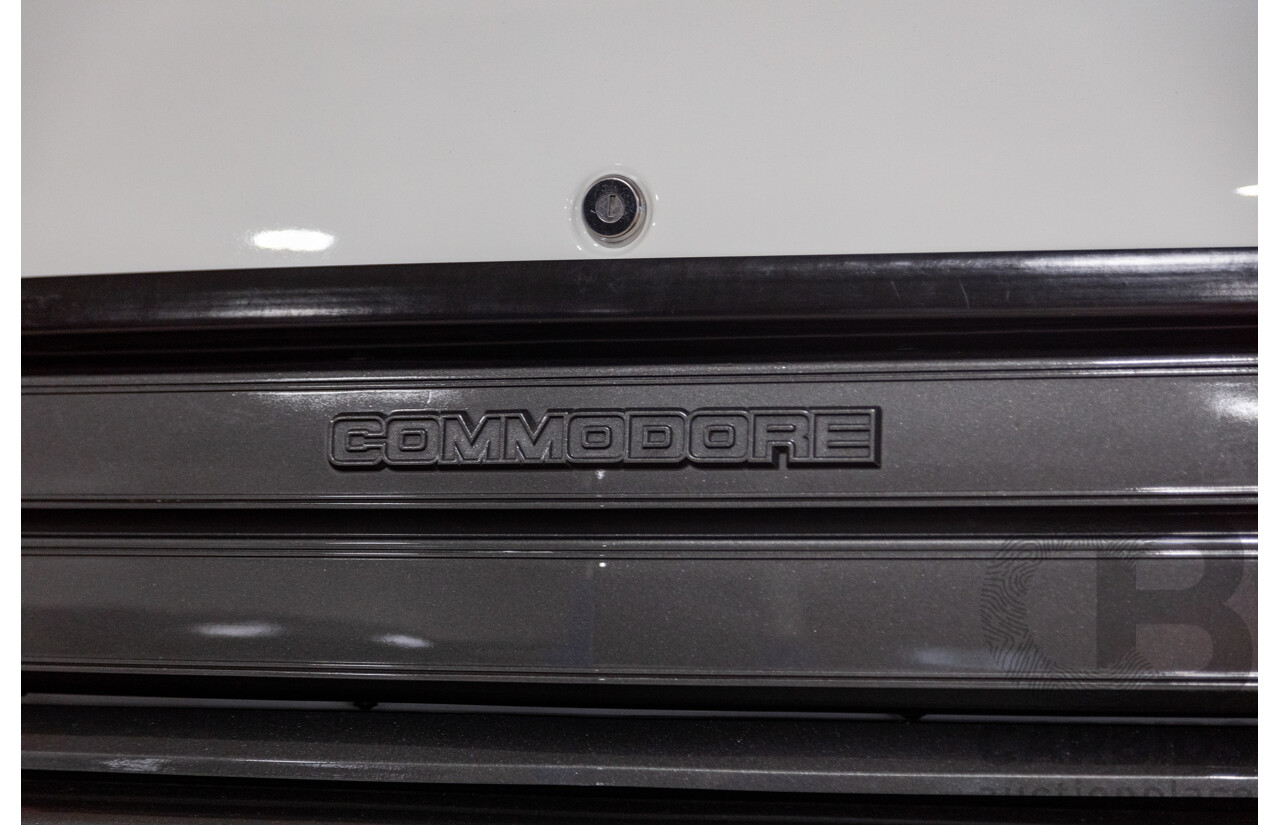 6/1987 Holden Commodore VL Turbo SL BT1 4d Sedan White Turbo 3.0L - Ex-Police - Modified