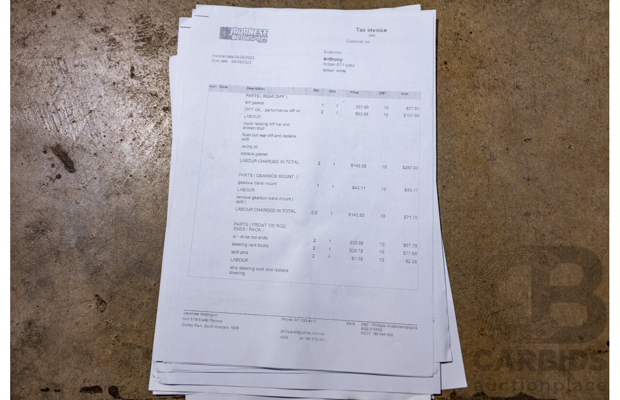 6/1987 Holden Commodore VL Turbo SL BT1 4d Sedan White Turbo 3.0L - Ex-Police - Modified