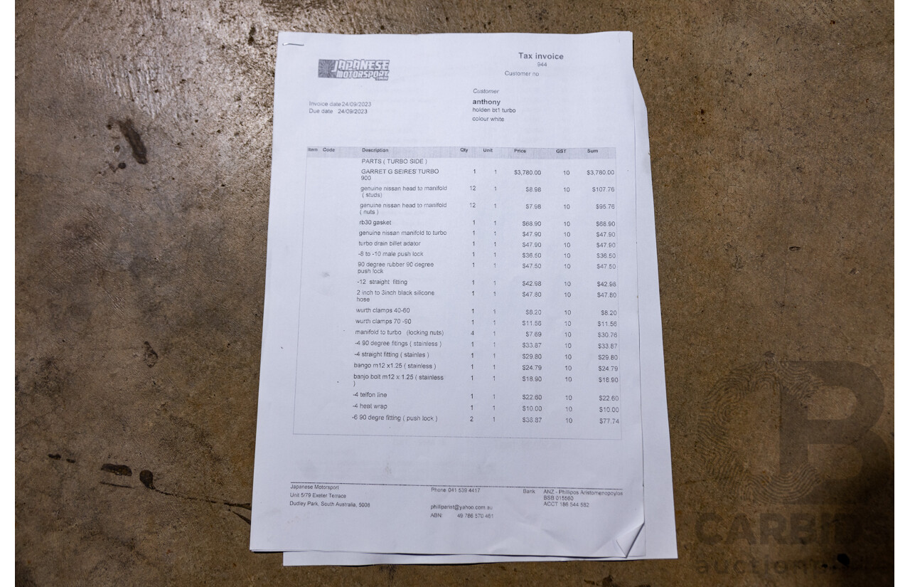 6/1987 Holden Commodore VL Turbo SL BT1 4d Sedan White Turbo 3.0L - Ex-Police - Modified