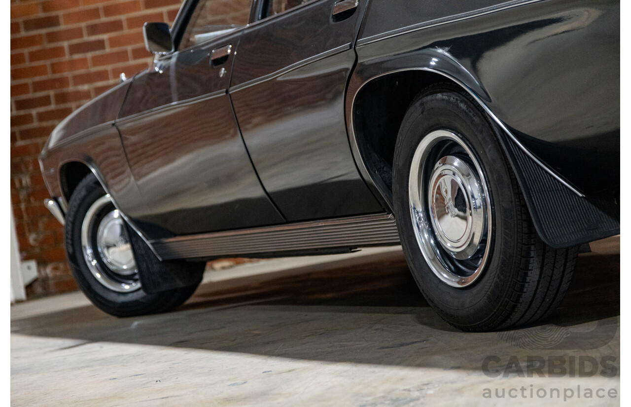 6/1974 Holden HQ Premier 4d Sedan Gunmetal Metallic Grey 308ci V8 5.0L