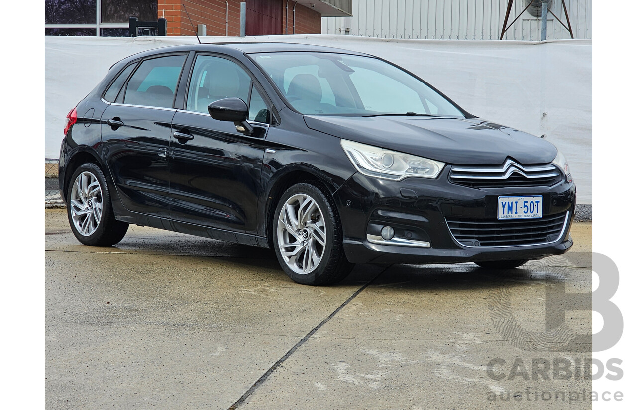 10/2011 Citroen C4 Exclusive MY09 5d Hatchback Black 1.6L