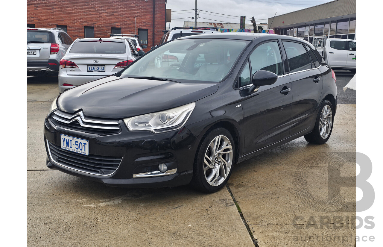 10/2011 Citroen C4 Exclusive MY09 5d Hatchback Black 1.6L