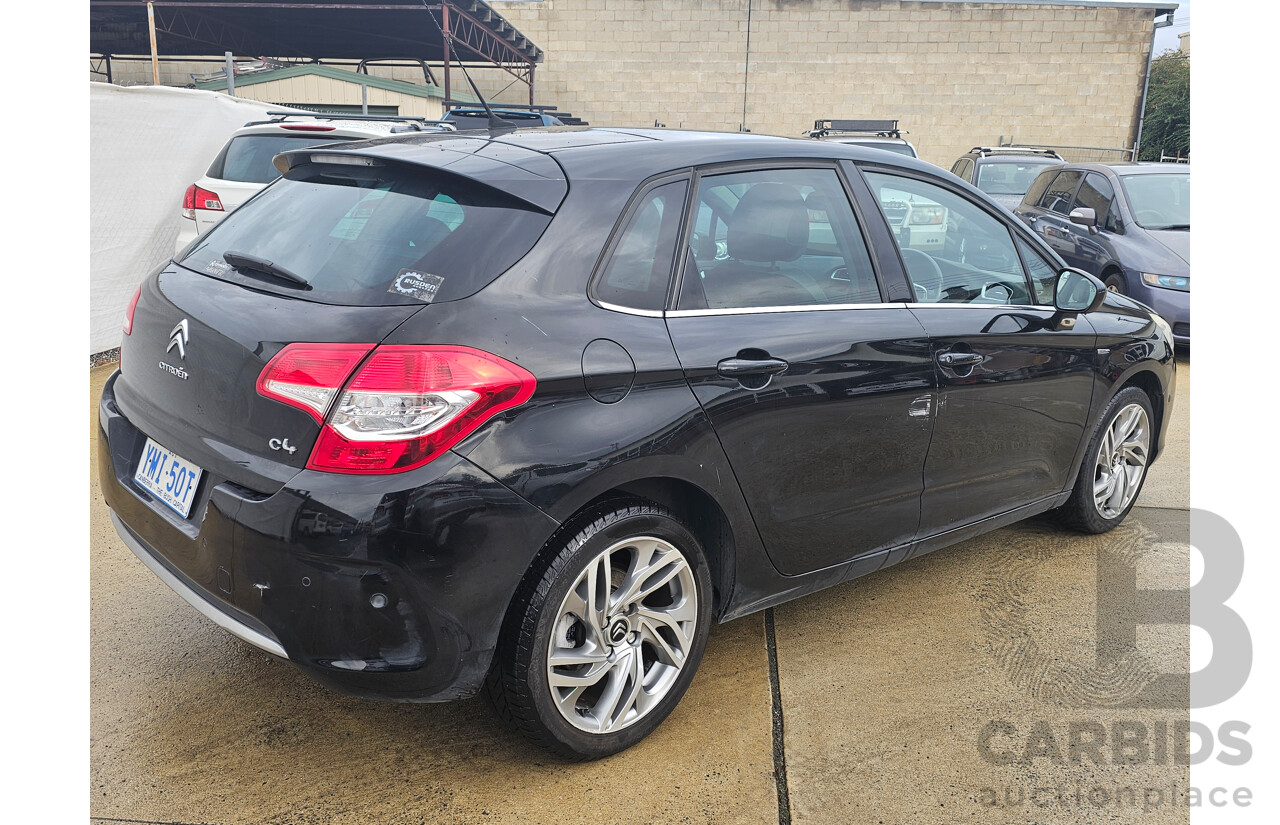 10/2011 Citroen C4 Exclusive MY09 5d Hatchback Black 1.6L