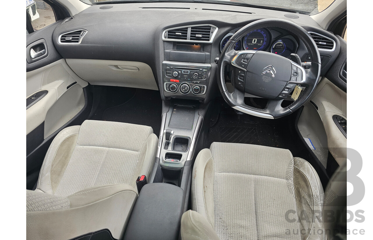 10/2011 Citroen C4 Exclusive MY09 5d Hatchback Black 1.6L