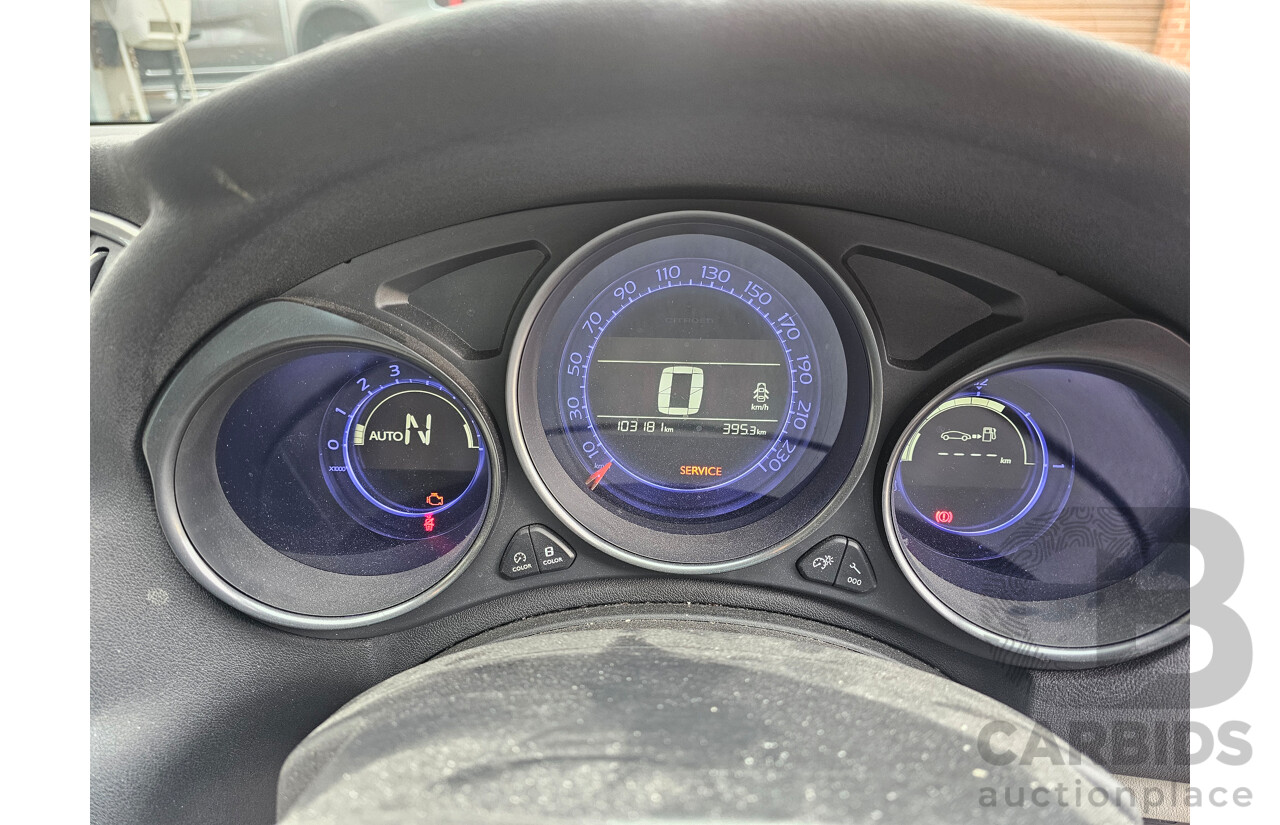 10/2011 Citroen C4 Exclusive MY09 5d Hatchback Black 1.6L