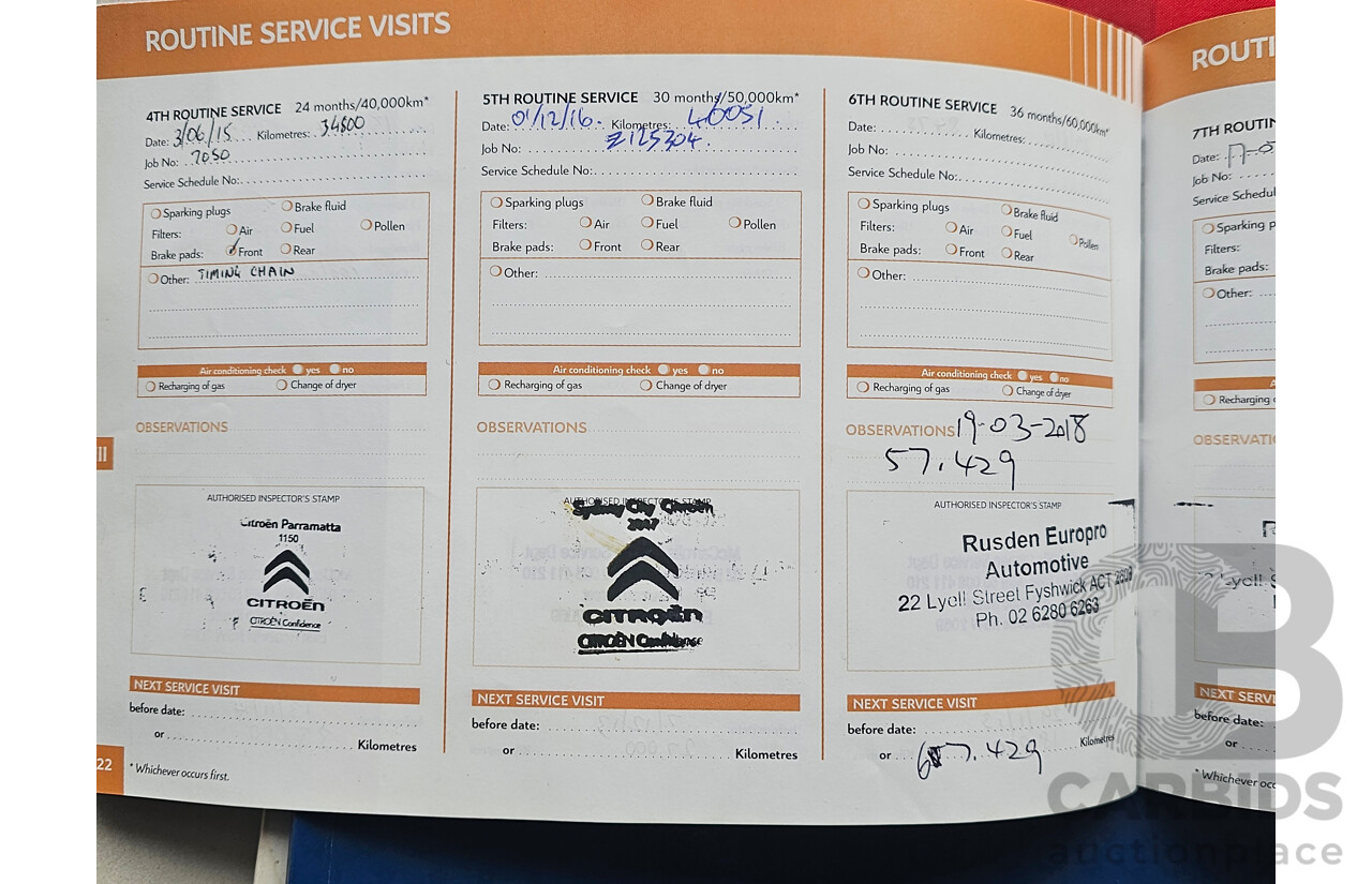 10/2011 Citroen C4 Exclusive MY09 5d Hatchback Black 1.6L