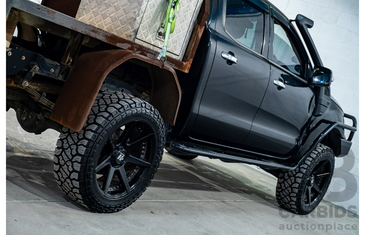 9/2012 Ford Ranger XLT 3.2 (4x4) PX Dual Cab Utility Black Turbo Diesel 3.2L