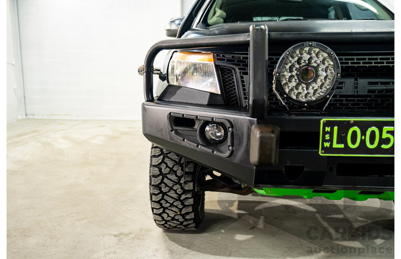 9/2012 Ford Ranger XLT 3.2 (4x4) PX Dual Cab Utility Black Turbo Diesel 3.2L