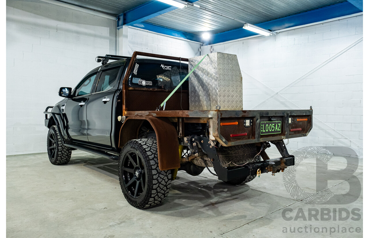 9/2012 Ford Ranger XLT 3.2 (4x4) PX Dual Cab Utility Black Turbo Diesel 3.2L