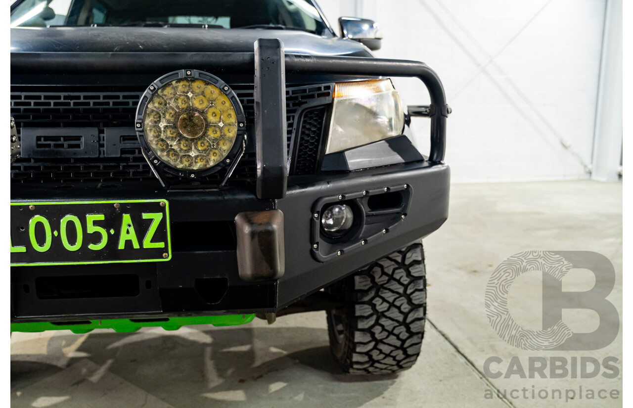 9/2012 Ford Ranger XLT 3.2 (4x4) PX Dual Cab Utility Black Turbo Diesel 3.2L