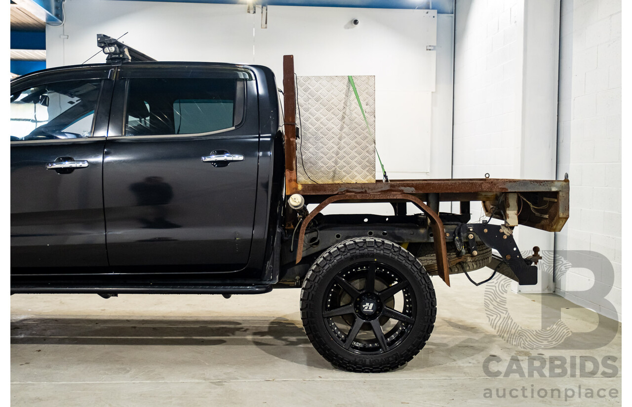 9/2012 Ford Ranger XLT 3.2 (4x4) PX Dual Cab Utility Black Turbo Diesel 3.2L