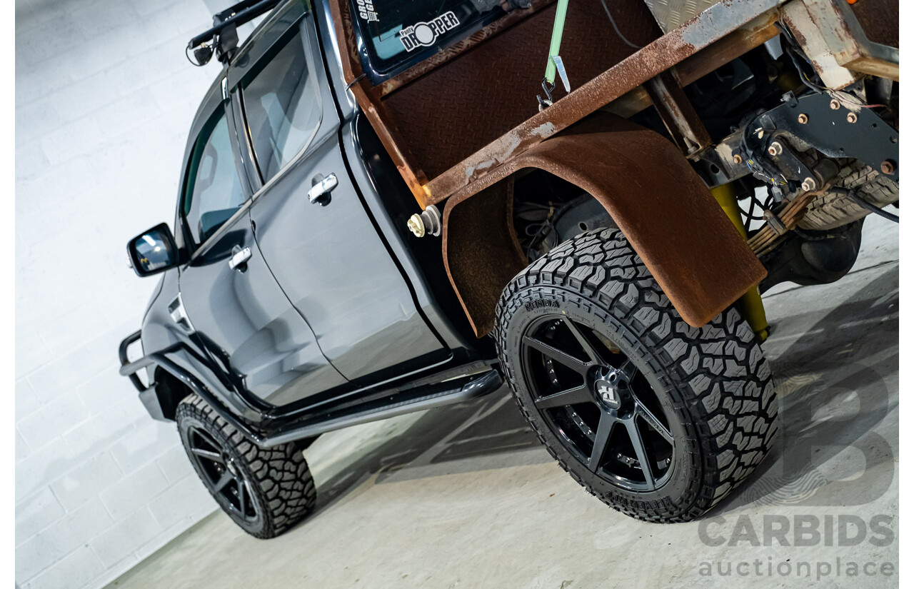 9/2012 Ford Ranger XLT 3.2 (4x4) PX Dual Cab Utility Black Turbo Diesel 3.2L