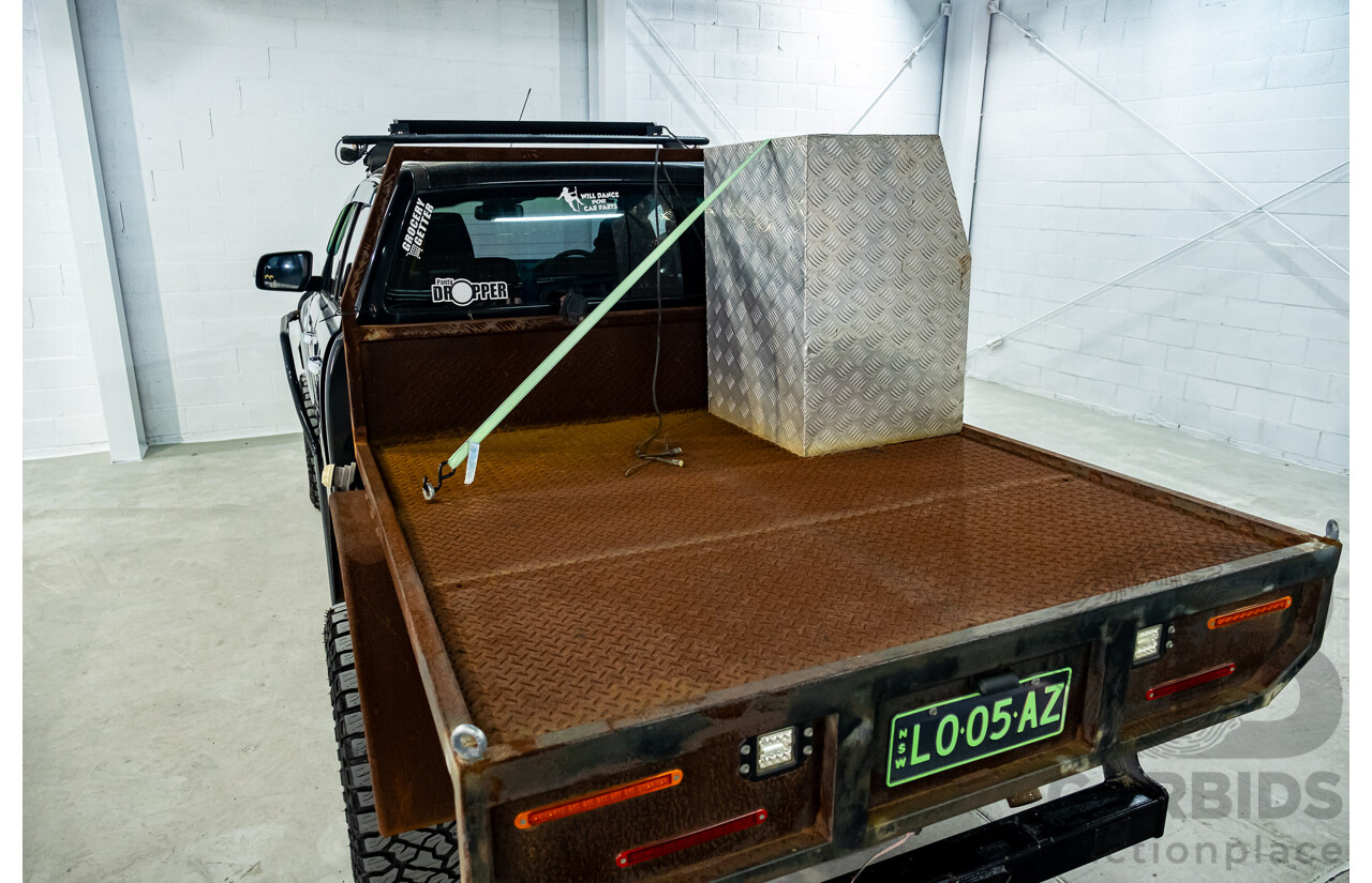 9/2012 Ford Ranger XLT 3.2 (4x4) PX Dual Cab Utility Black Turbo Diesel 3.2L