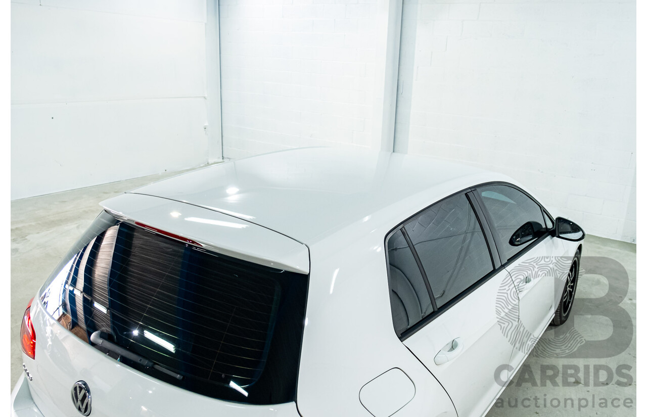 4/2013 Volkswagen Golf 90 TSI Comfortline MK7 AU 5d Hatchback White Turbo 1.4L