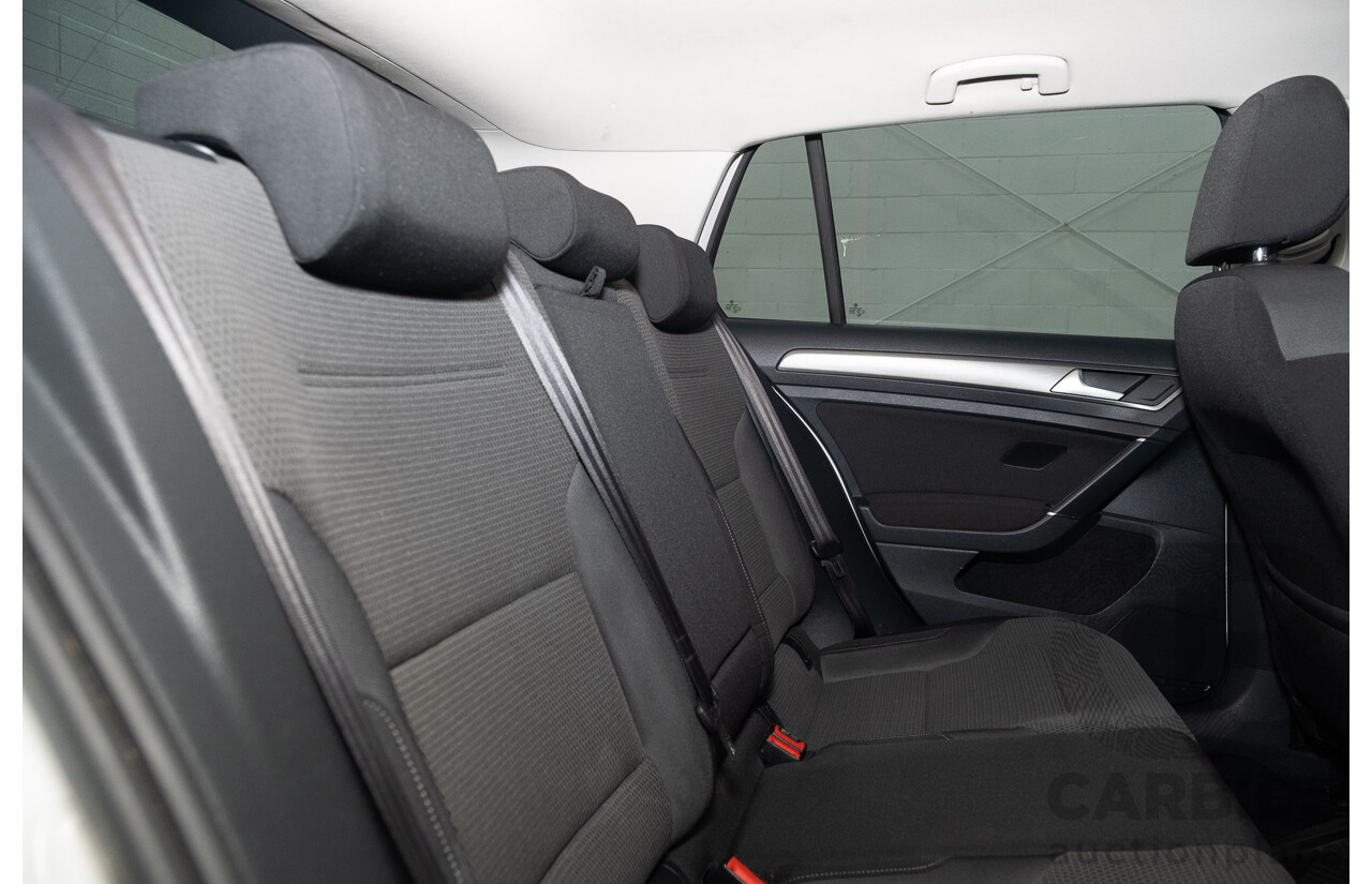 4/2013 Volkswagen Golf 90 TSI Comfortline MK7 AU 5d Hatchback White Turbo 1.4L