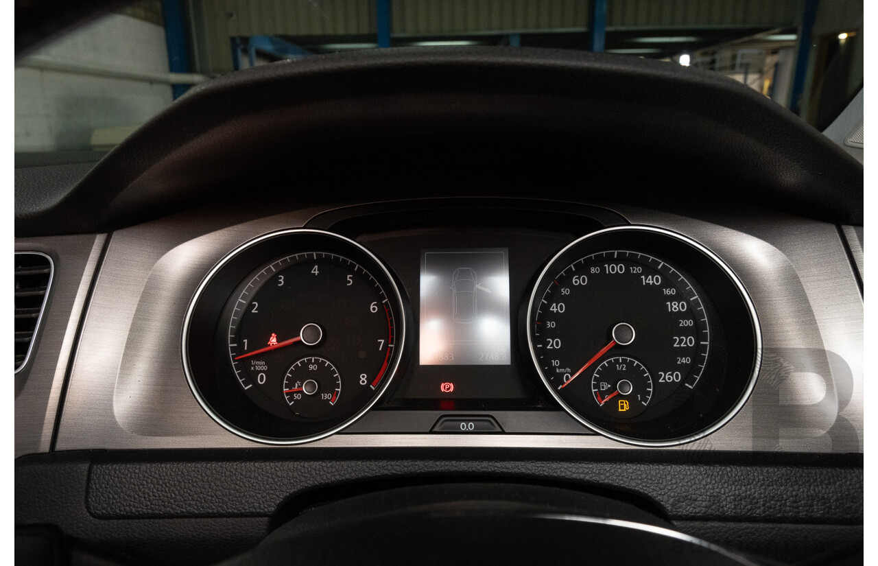 4/2013 Volkswagen Golf 90 TSI Comfortline MK7 AU 5d Hatchback White Turbo 1.4L