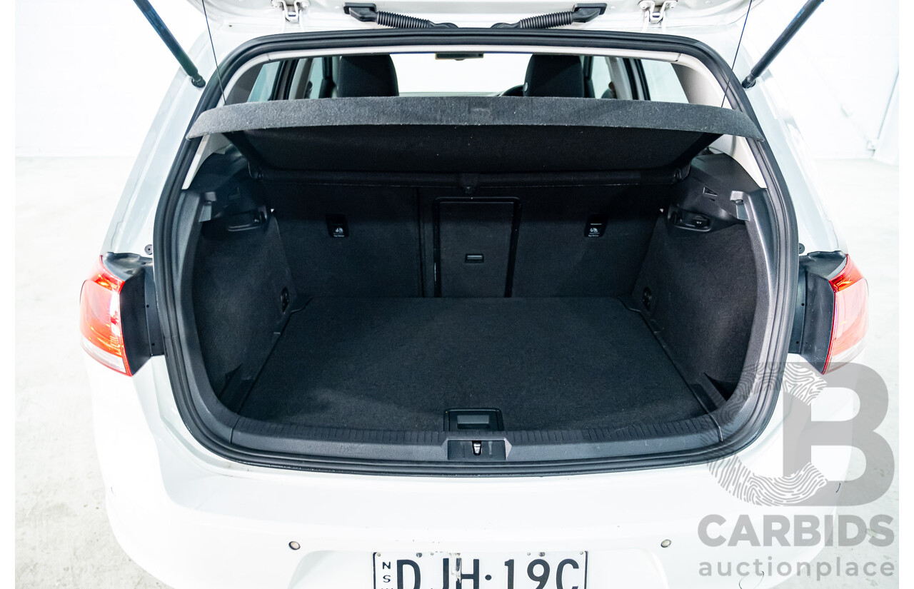 4/2013 Volkswagen Golf 90 TSI Comfortline MK7 AU 5d Hatchback White Turbo 1.4L