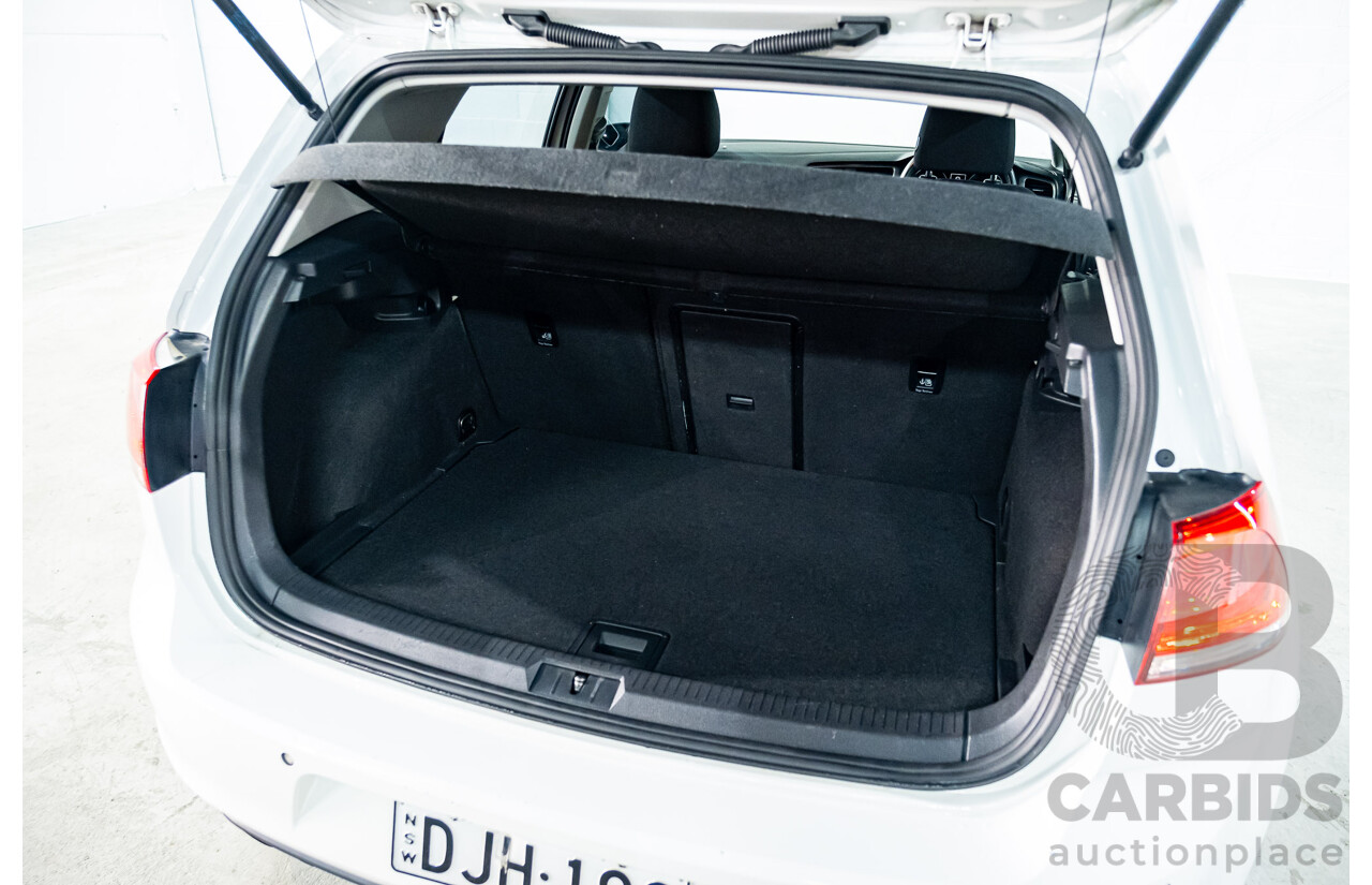 4/2013 Volkswagen Golf 90 TSI Comfortline MK7 AU 5d Hatchback White Turbo 1.4L