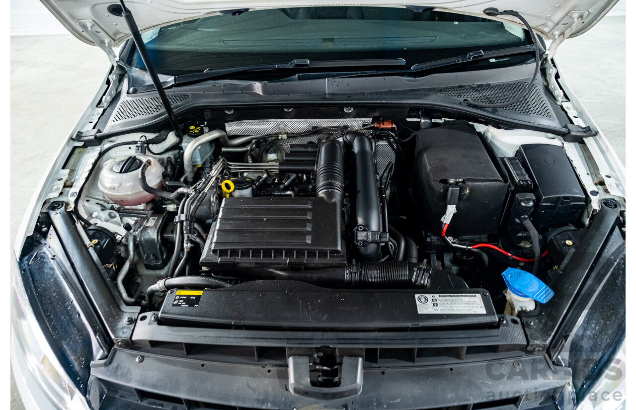 4/2013 Volkswagen Golf 90 TSI Comfortline MK7 AU 5d Hatchback White Turbo 1.4L