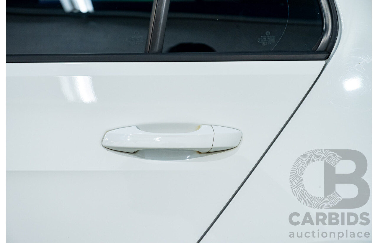 4/2013 Volkswagen Golf 90 TSI Comfortline MK7 AU 5d Hatchback White Turbo 1.4L