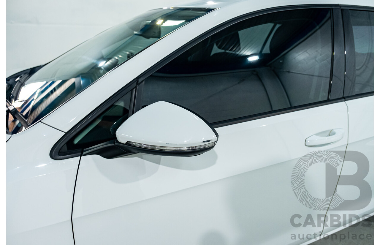 4/2013 Volkswagen Golf 90 TSI Comfortline MK7 AU 5d Hatchback White Turbo 1.4L