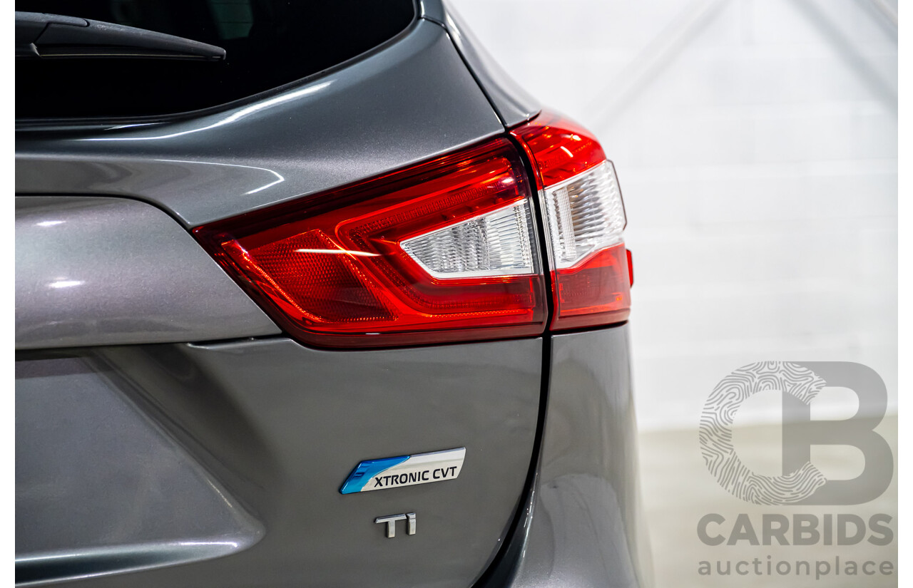 7/2015 Nissan Qashqai TI (4x2) J11 4d Wagon Metallic Grey 2.0L