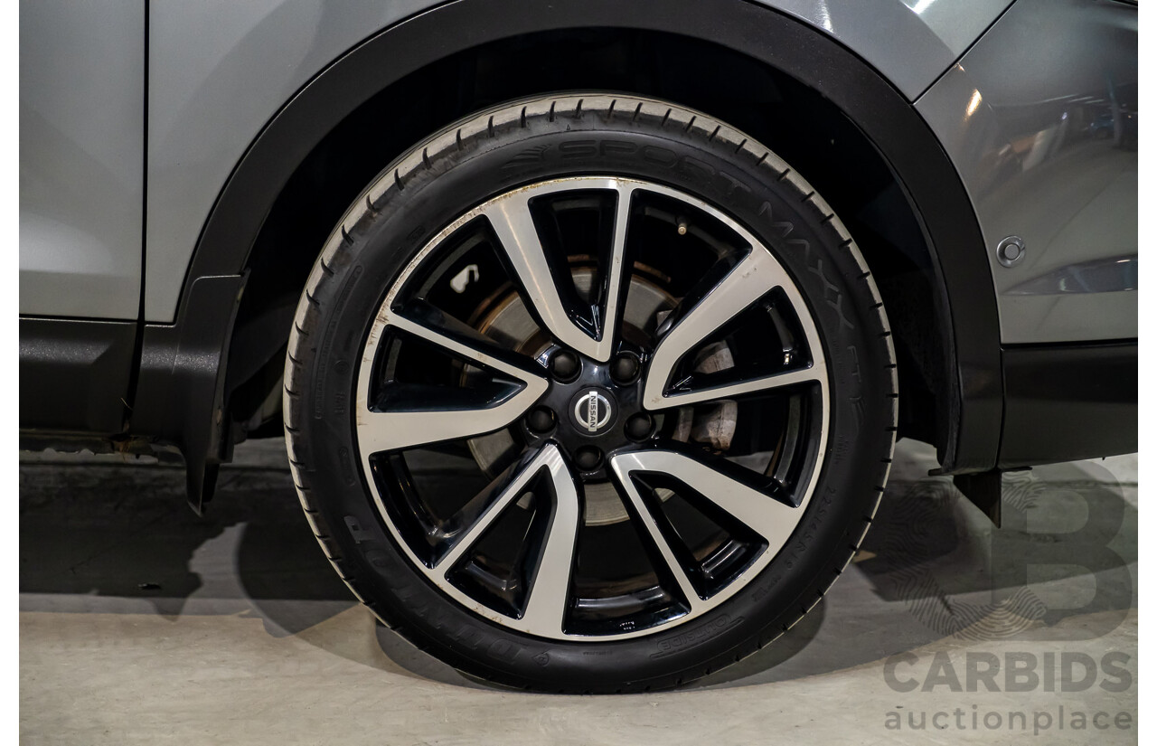 7/2015 Nissan Qashqai TI (4x2) J11 4d Wagon Metallic Grey 2.0L