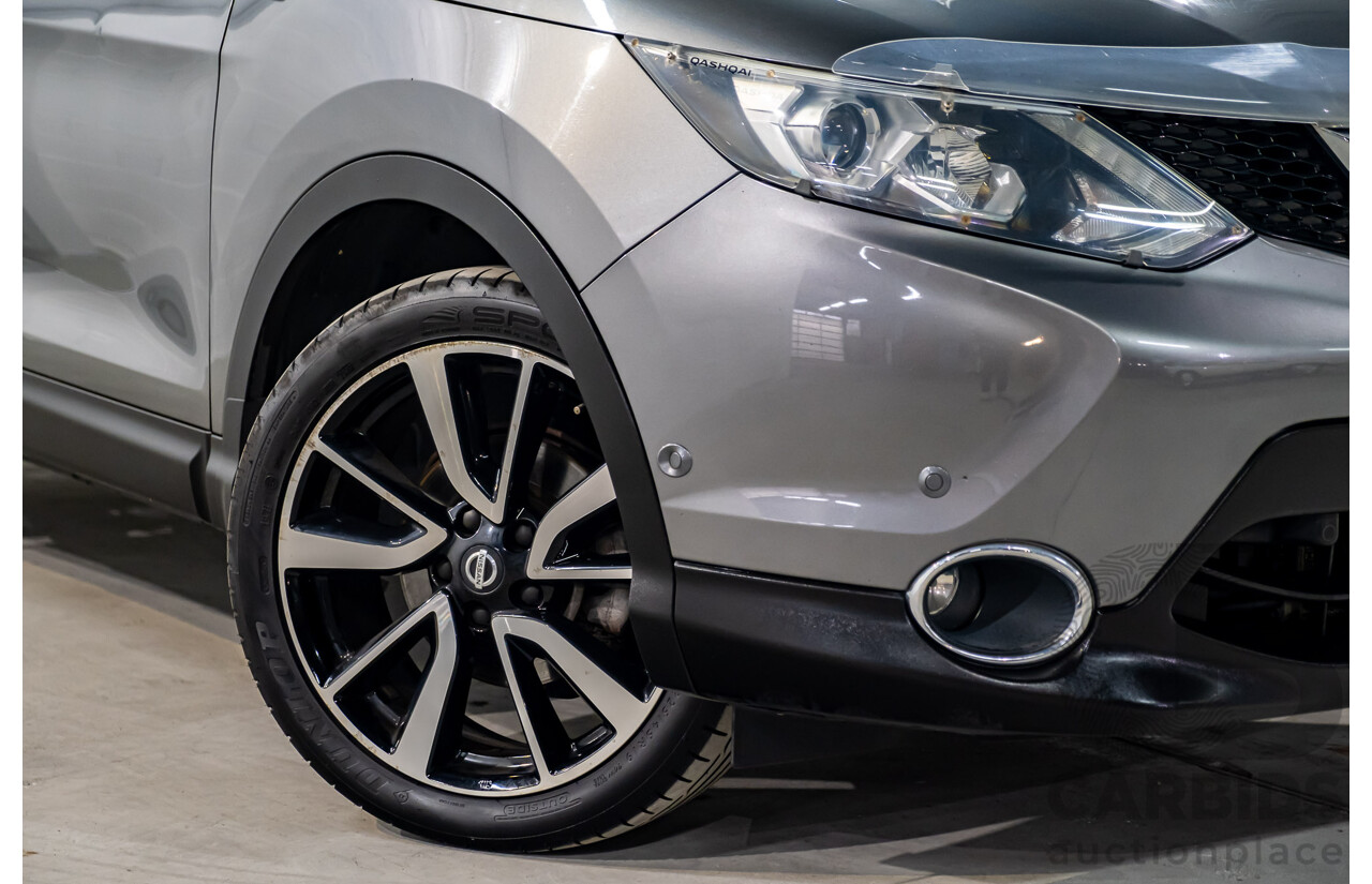 7/2015 Nissan Qashqai TI (4x2) J11 4d Wagon Metallic Grey 2.0L