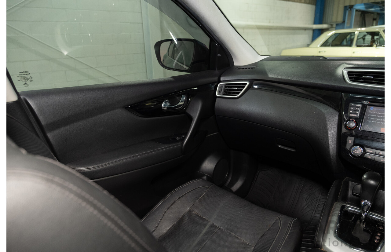 7/2015 Nissan Qashqai TI (4x2) J11 4d Wagon Metallic Grey 2.0L