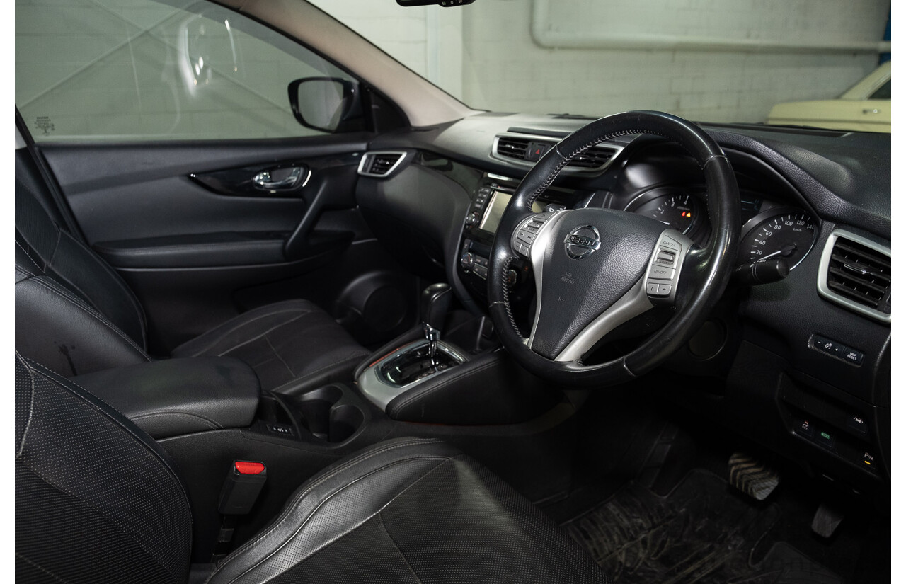 7/2015 Nissan Qashqai TI (4x2) J11 4d Wagon Metallic Grey 2.0L