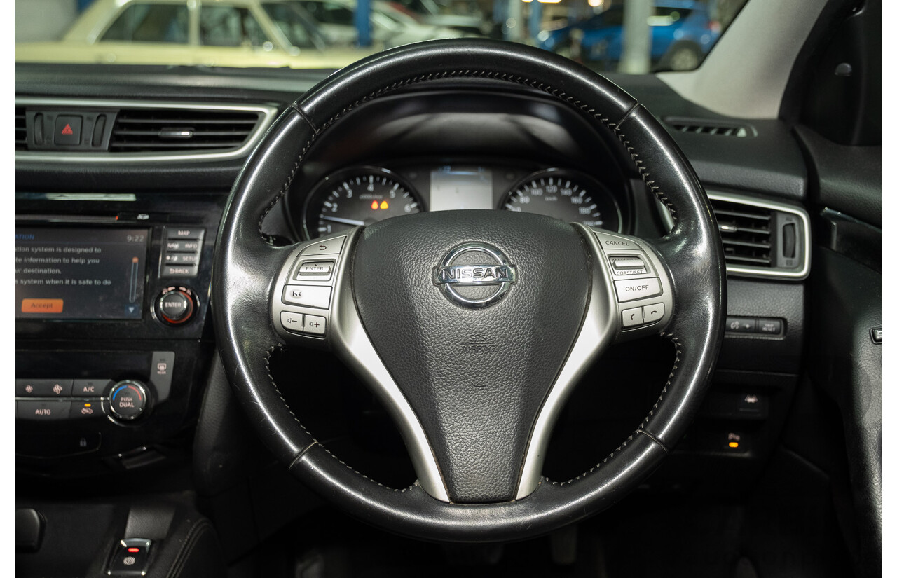 7/2015 Nissan Qashqai TI (4x2) J11 4d Wagon Metallic Grey 2.0L